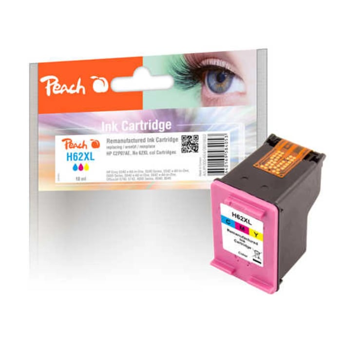 Peach Blekkpatron tilsvarer HP 62XL farge