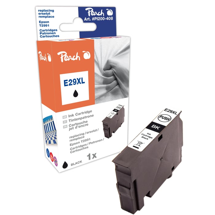 Peach T2991 Blekkpatron - Svart