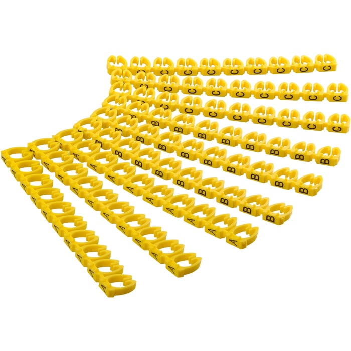 Kabelmärkning (A-C) 90-pack