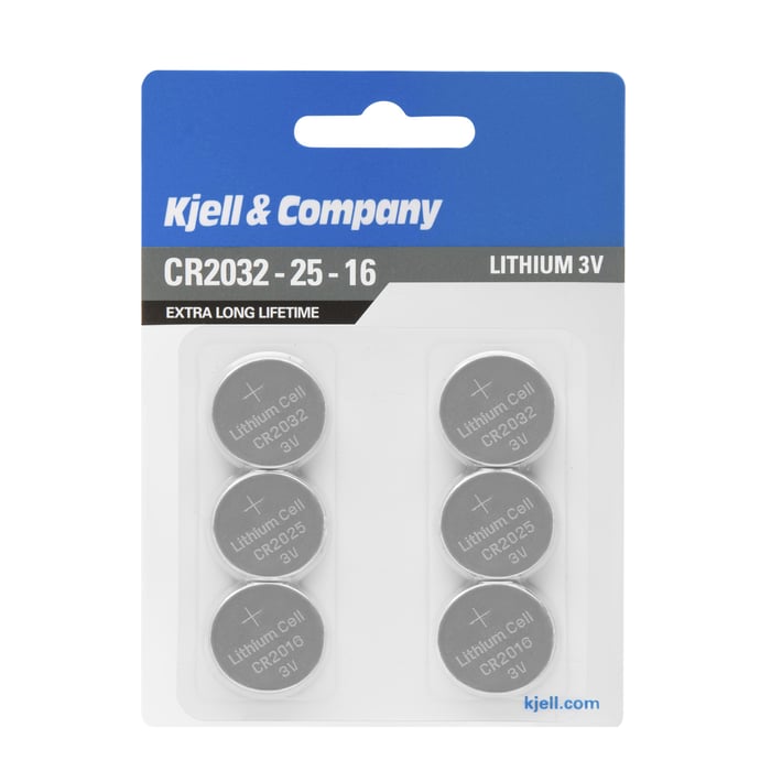 Kjell & Company Litiumbatteri multipack | El & verktyg - Batterier - Litiumbatterier | GameStuff