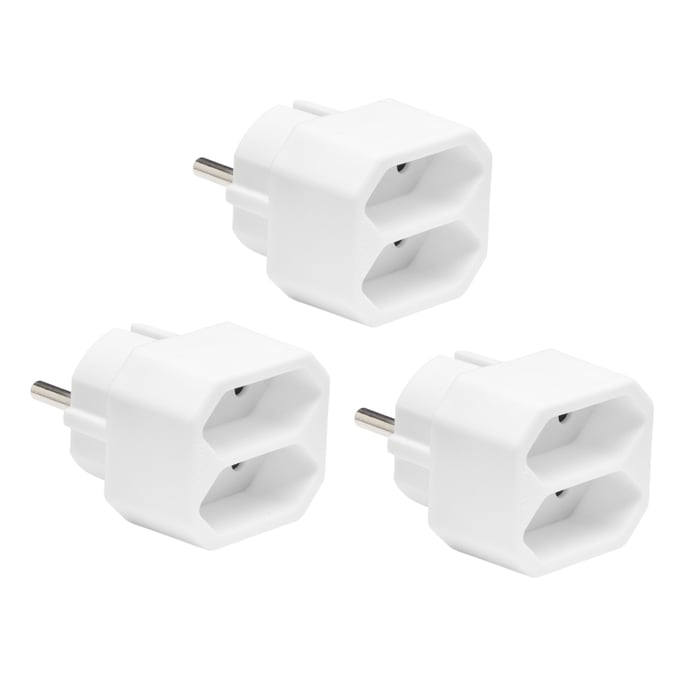 Luxorparts Grenuttag EU 2-vägs | Kablar & kontakter - Strömkablar - Grenuttag | GameStuff