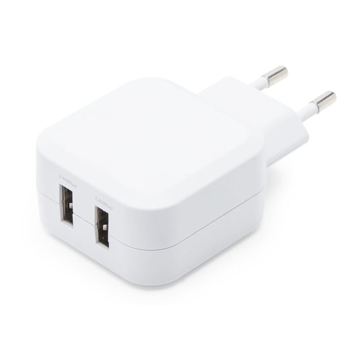 Linocell 4,8 A USB-laddare med två portar | Dator - Datortillbehör - USB-laddare | GameStuff