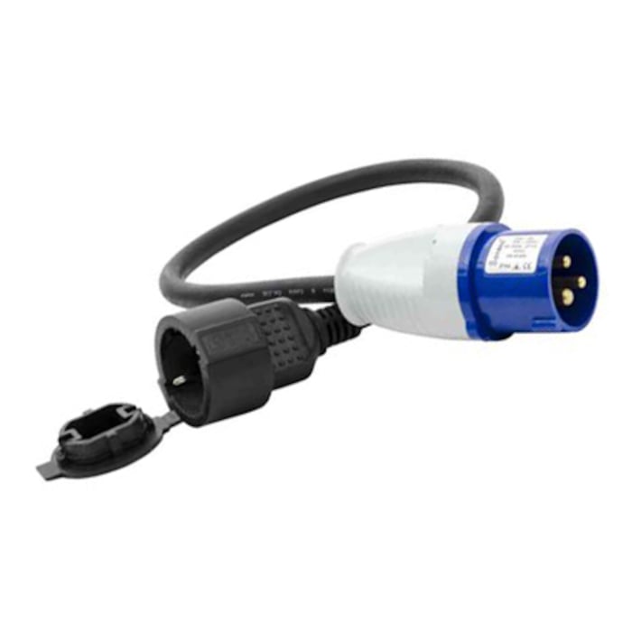 Overgangskabel CEE til schuko