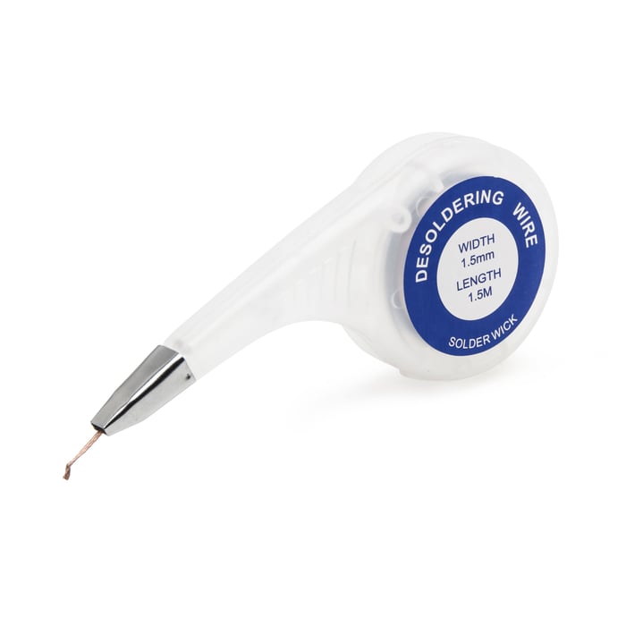 Luxorparts Avlödningsfläta med dispenser 1,5 mm | El & verktyg - Verktyg - Lödning - Avlödning | GameStuff