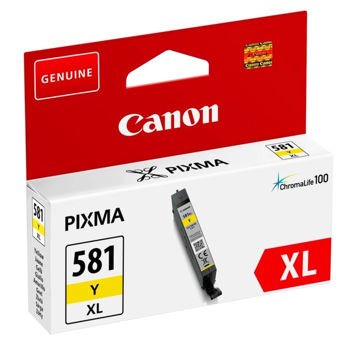 Canon CLI-581XL Blekkpatron - Gul