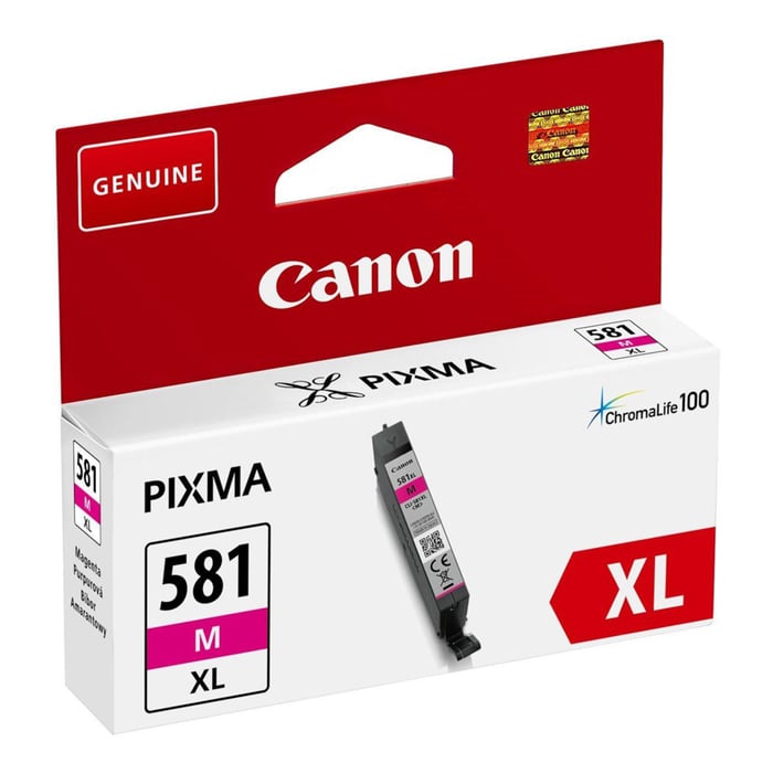 Canon CLI-581XL Bläckpatron Magenta | Kontor - Skrivare & tillbehör - Bläckpatroner - Canon | GameStuff