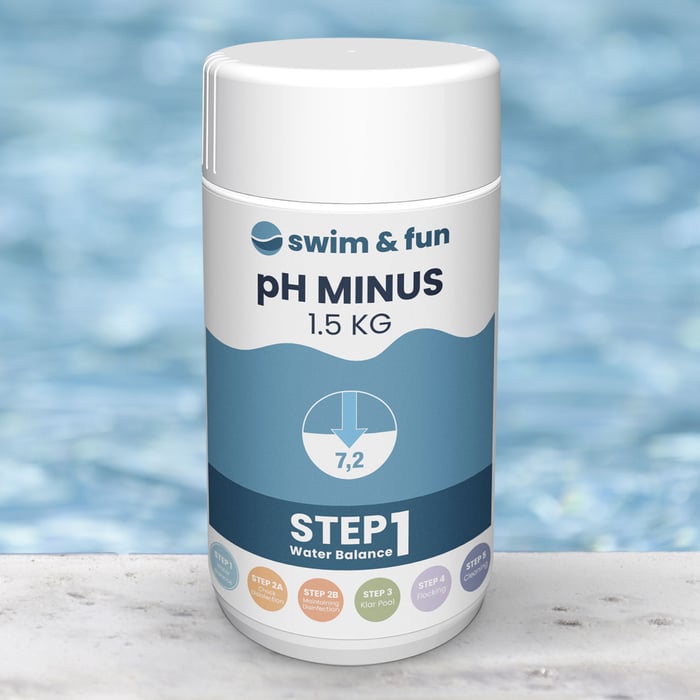 Swim & Fun PH-Minus Granulat för PH-värde 1,5 kg | Hem & fritid - Fritid - Pooltillbehör - Poolkemikalier | GameStuff