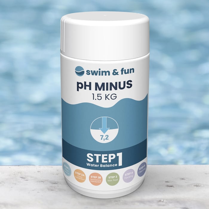 Swim & Fun PH-Minus Granulat för PH-värde 1,5 kg | Hem & fritid - Fritid - Pooltillbehör | GameStuff