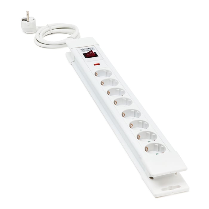 Luxorparts Grenuttag med överspänningsskydd och brytare | Dator - Datortillbehör - Överspänningsskydd | GameStuff