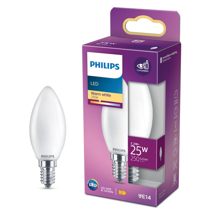 Philips LED-lampa Kron LED E14 250 lm | Belysning & lampor - Ljuskällor - E14-lampor | GameStuff