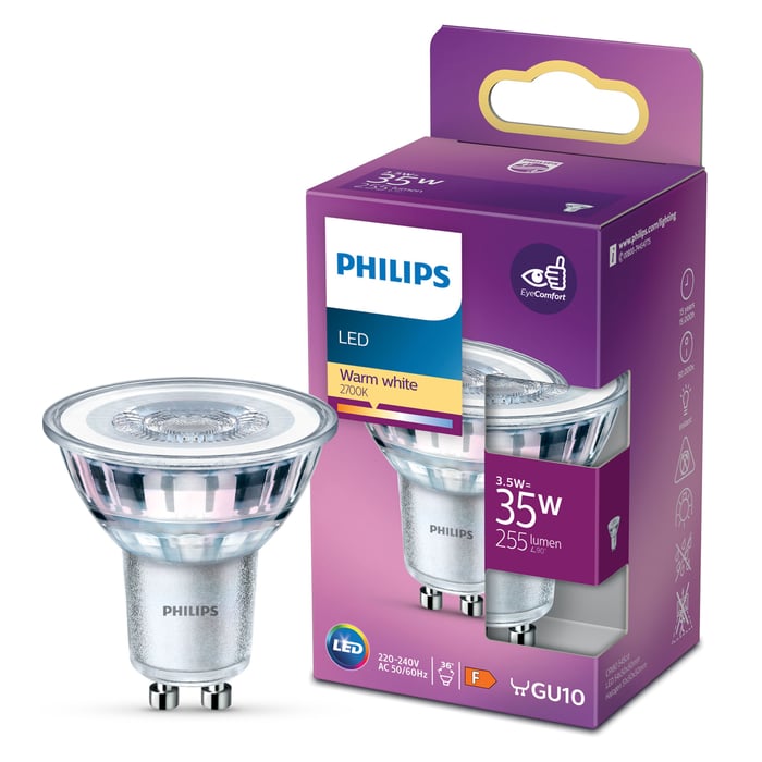 Philips LED-lampa GU10 255 lm | Belysning & lampor - Ljuskällor - GU10-lampor | GameStuff