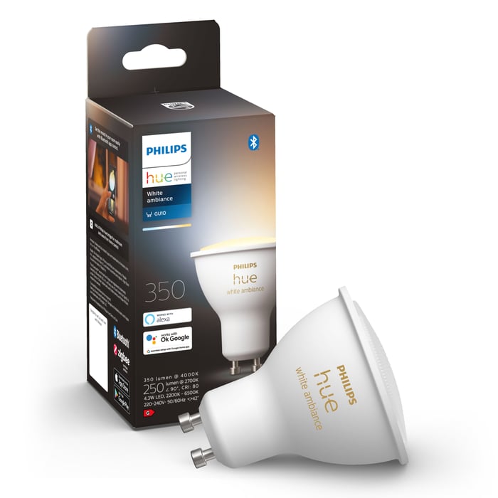Philips Hue Ambiance Smart LED-lampa GU10 350 lm