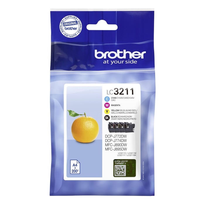 Brother LC3211 Blekkpatron 4-pk.