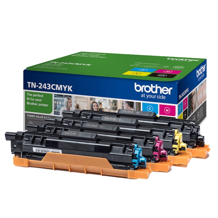 Brother Toner TN-243 4-pack | Kontor - Skrivare & tillbehör - Toner - Brother | GameStuff