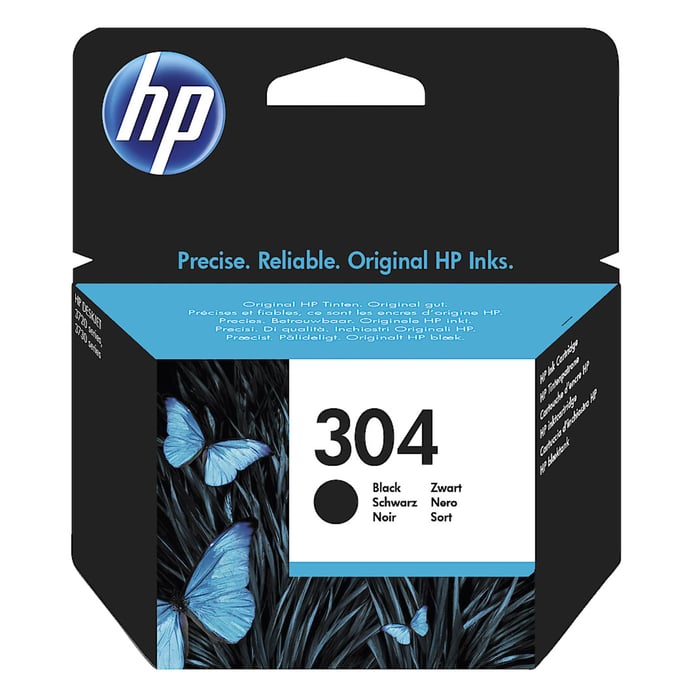 HP 304 Blekkpatron - Svart