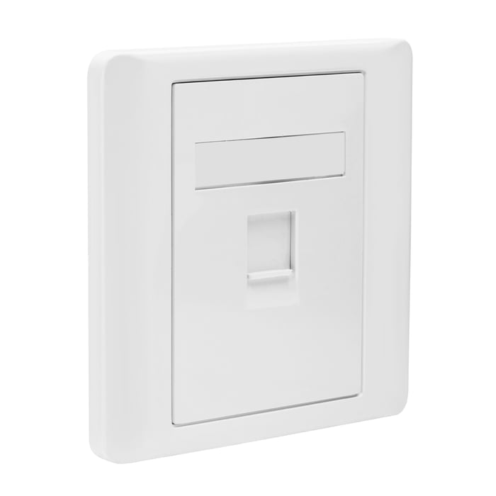 Luxorparts Keystone-vägguttag | Kablar & kontakter - Kablar för nätverk - Keystone | GameStuff