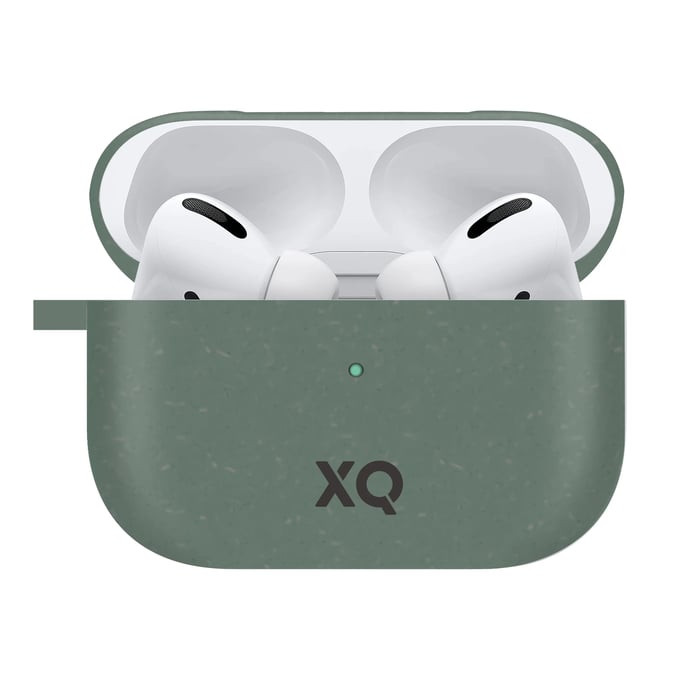 Xqisit Komposterbart fodral för AirPods Pro (Gen 1, 2019) Grön