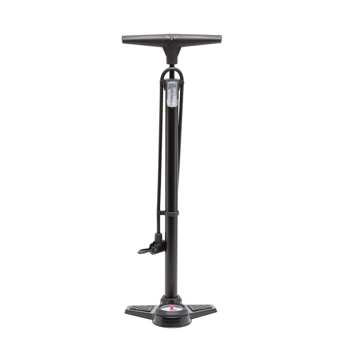 Luxorparts Cykelpump med tryckmätare