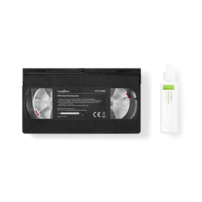 Rengöringskassett för VHS. Rengör videobandspelare