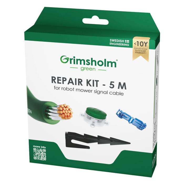 Grimsholm Reparationskit 5 m för signalkabel | Hem & fritid - Trädgård - Gräsklippare, knivar och andra tillbehör - Tillbehör till robotgräsklippare | GameStuff