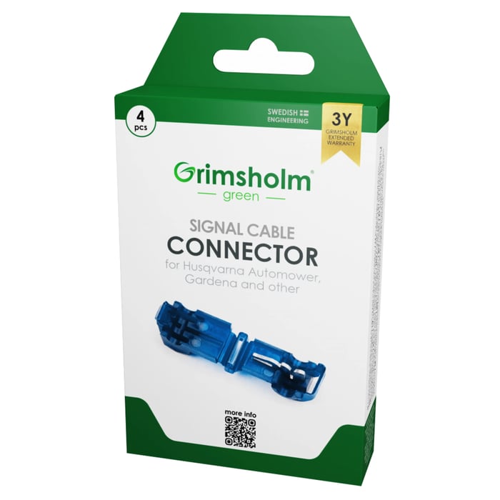 Grimsholm Anslutningskontakt laddstation 4-pack | Hem & fritid - Trädgård - Gräsklippare, knivar och andra tillbehör - Tillbehör till robotgräsklippare | GameStuff
