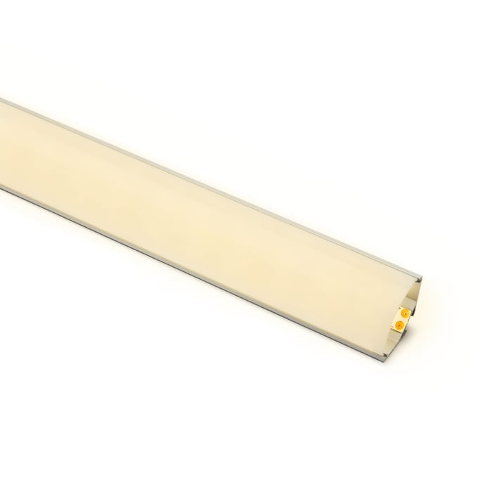 Luxorparts Aluminiumsprofil - hjørnemontering for LED-lister