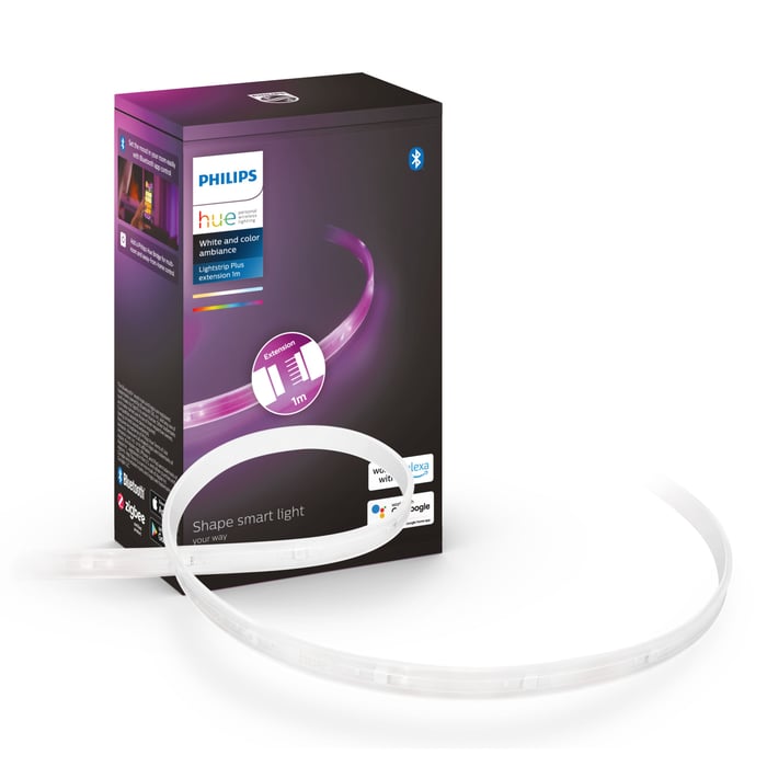 Philips Hue Extension Lightstrip Plus V4 Förlängning till LED-list | Belysning & lampor - LED-lister - Philips Hue lightstrip | GameStuff