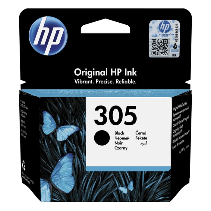 HP 305 Blekkpatron - Svart