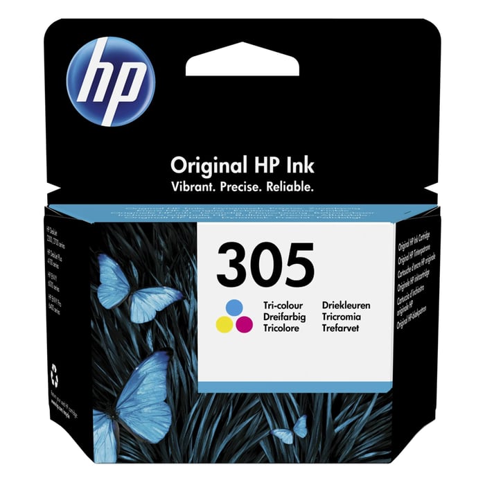 HP 305 Blekkpatron - Flere farger
