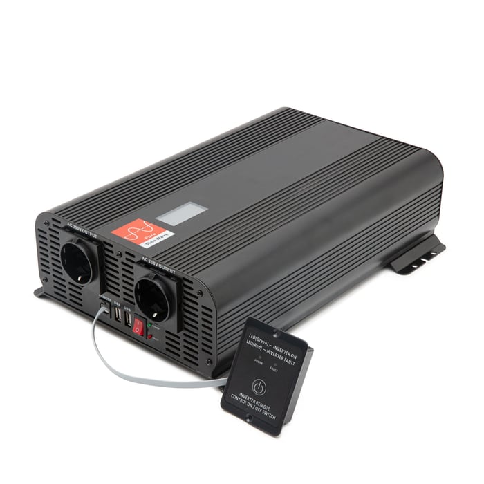 Luxorparts Vekselretter med ren sinuskurve 2000 W