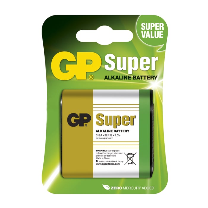 GP 4,5 V-batteri (3LR12)