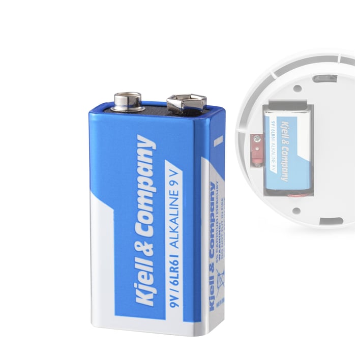 Kjell & Company 9 V-batteri (PP3) | El & verktyg - Batterier - Batterier till brandvarnare | GameStuff