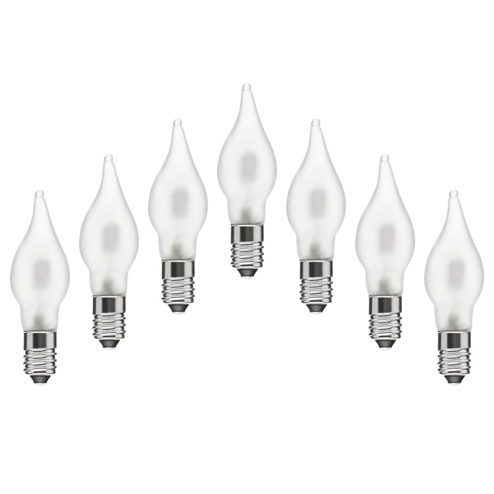 Ledsavers Frostad Reservlampa till Adventsljusstakar LED 7-pack