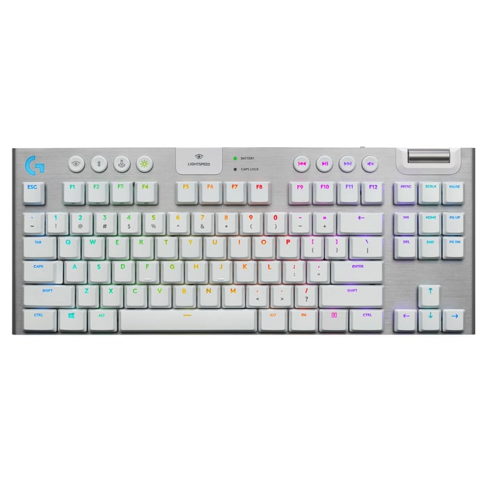 Logitech G 915 TKL Mekaniskt tangentbord GL Tactile Vit