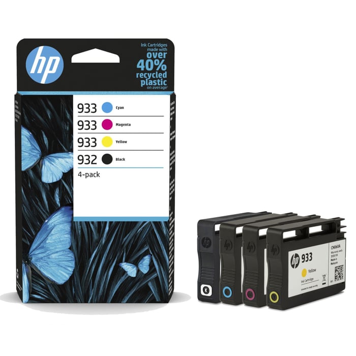 HP 932 och 933 Bläckpatroner 4-pack