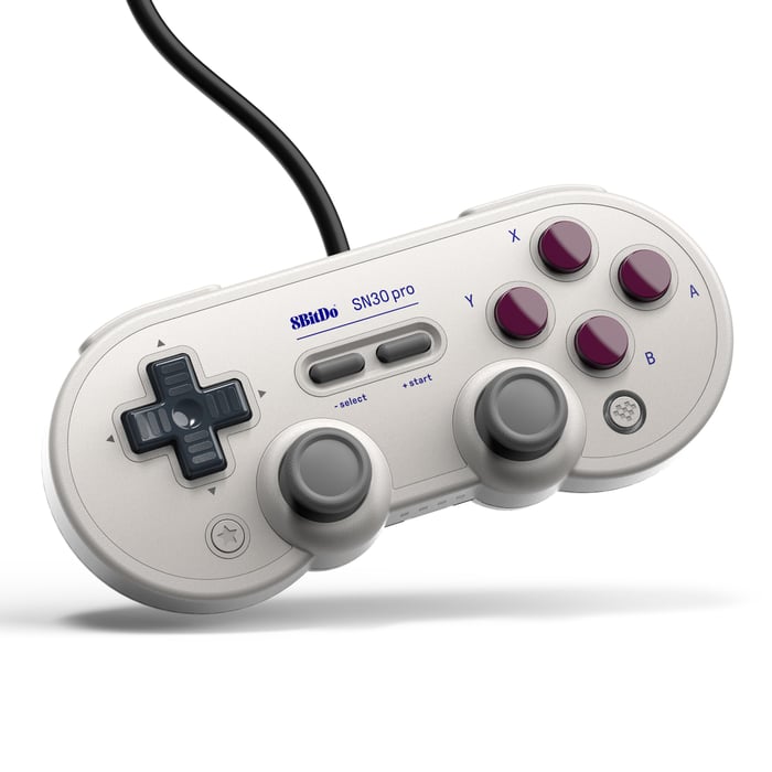 8Bitdo SN30 Pro Handkontroll med USB-anslutning | TV-spel & gaming - Nintendo Switch - Nintendo Switch handkontroller | GameStuff