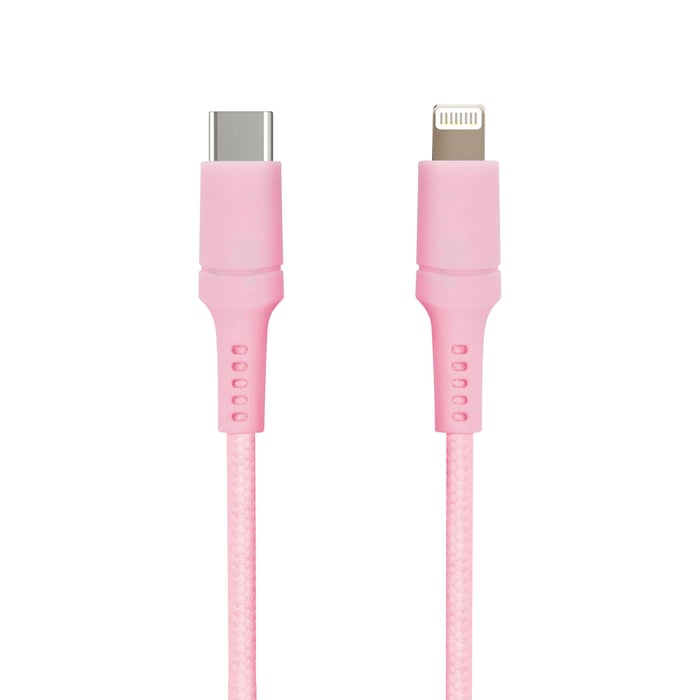 USB-C till Lightning 0.5 m Rosa | Mobilt - Kablar & adaptrar - USB-C kabel - USB-C till Lightning | GameStuff