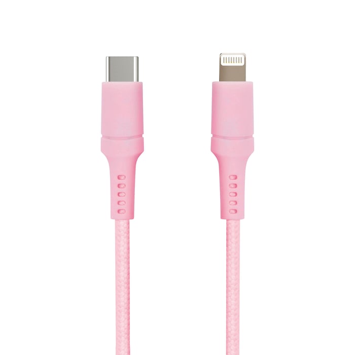 USB-C till Lightning 0.5 m Rosa