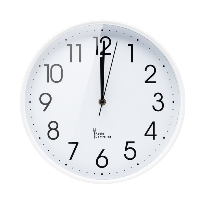 Rubicson Radiokontrollerad väggklocka 30 cm | Hem & fritid - Klockor & räkneverk - Väggklockor | GameStuff