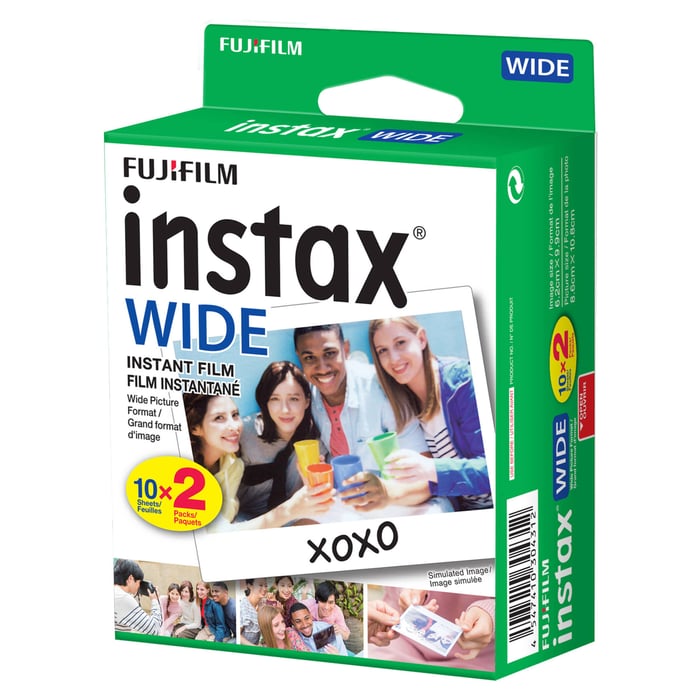 Fujifilm Instax Wide film | Kontor - Skrivare & tillbehör - Papper - Fotopapper | GameStuff