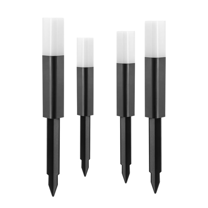 Luxorparts 125 Solcellsdriven pollare 4-pack