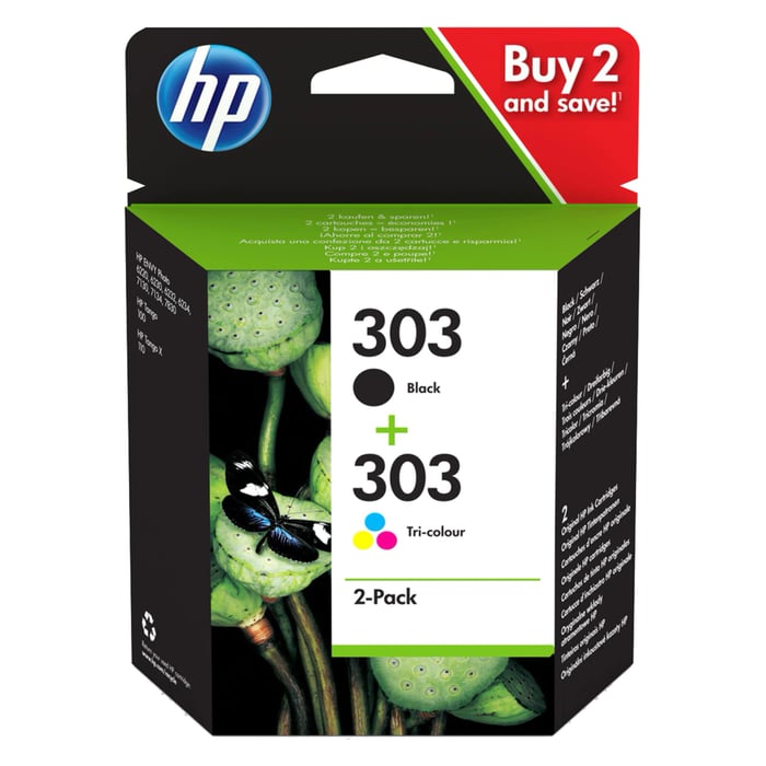 HP 303 Bläckpatroner 2-pack