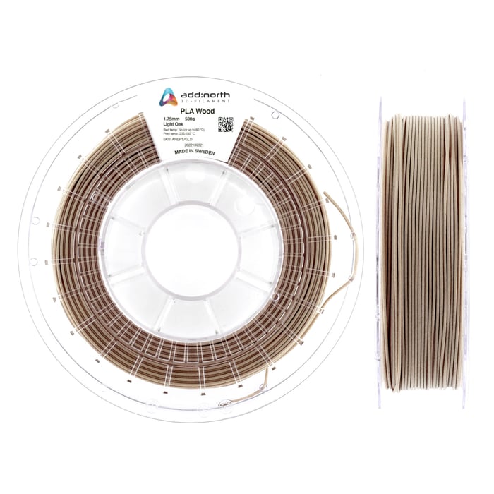 Addnorth PLA Wood Light Oak | El & verktyg - 3D-skrivare - Filament | GameStuff