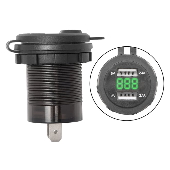 Luxorparts USB-lader for panelmontering