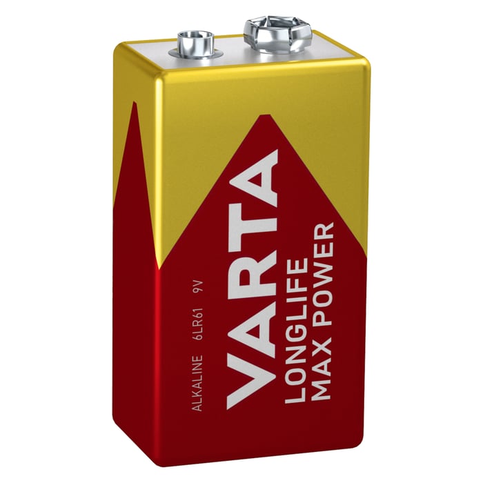 Varta Longlife Power Alkaliskt 9 V-batteri 1-pack | El & verktyg - Batterier - Batterier till brandvarnare | GameStuff