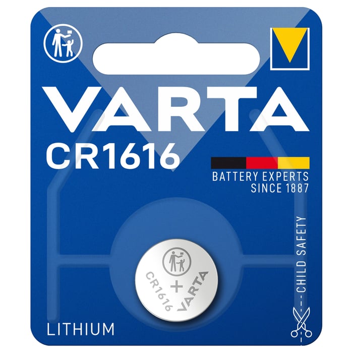 Varta Litiumbatteri CR1616 | El & verktyg - Batterier - Knappcellsbatterier | GameStuff