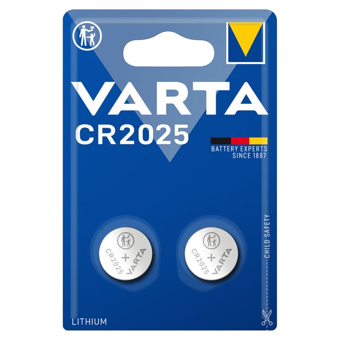 Varta Litiumbatteri CR2025 2-pack | El & verktyg - Batterier - Litiumbatterier | GameStuff