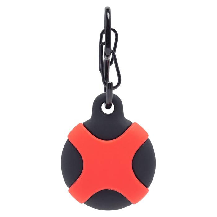 Linocell AirTag silikonfodral för djur Svart/Röd | Mobilt - iPhone-tillbehör - AirTag | GameStuff