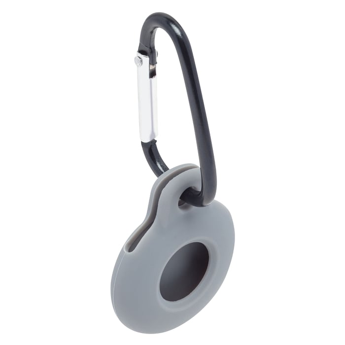 Linocell AirTag silikonfodral med karbinhake | Mobilt - iPhone-tillbehör - AirTag | GameStuff