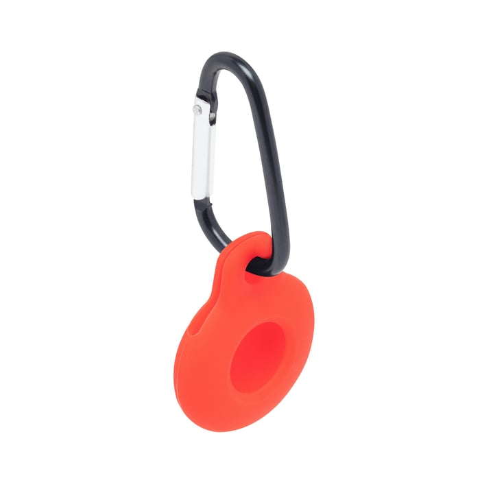 Linocell AirTag silikonfodral med karbinhake | Mobilt - iPhone-tillbehör - AirTag | GameStuff